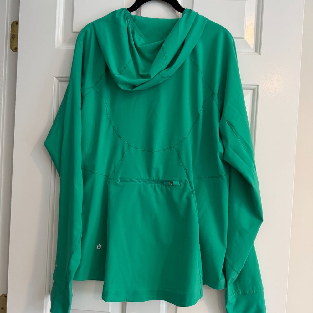 lululemon athletica Green Full-Zip Hooded Jacket - Picture 4 of 5